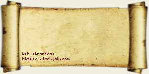 Nevena Strižak vizit kartica